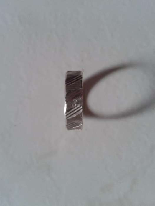 Aliança/anel em Prata trabalhada - tam. - 12