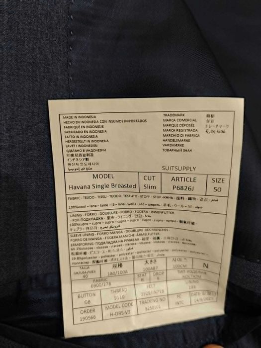 Garnitur Suitsupply