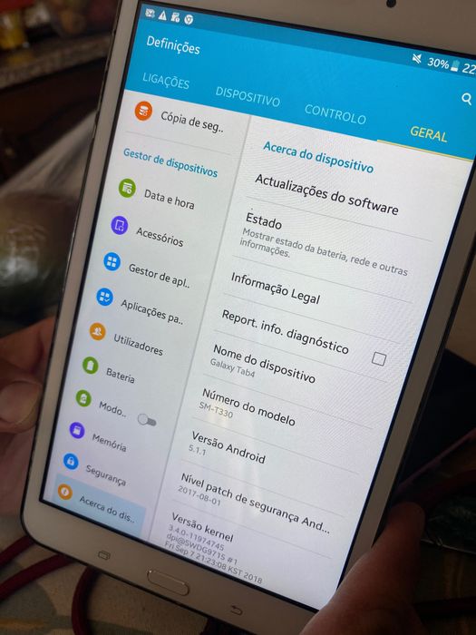 Tablet Samsung Galaxy Tab 4
