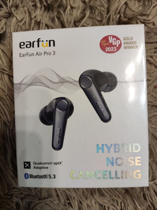 EarFun Air Pro 3 - Чорні
Справжні бездротові навушники із преміум звуч
