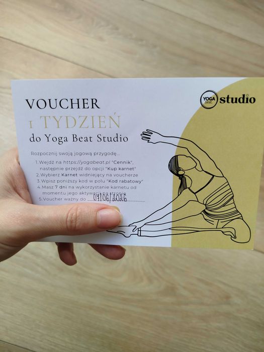 Karnet joga yoga beat studio Warszawa 7 dni