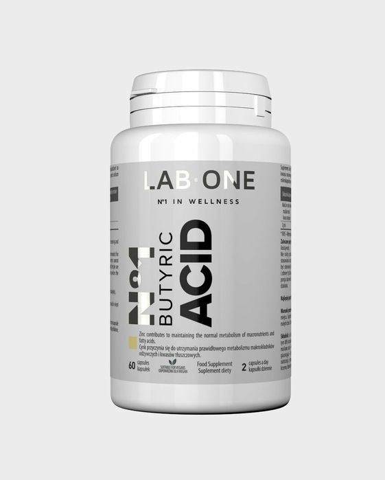 LABONE Suplement 1 + 1 ( zdrowie jelit ) - kwas masłowy
