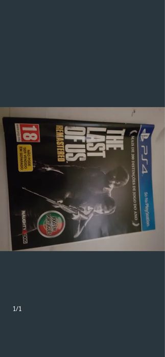 Prospeto caixa jogo Ps4 The Last of Us