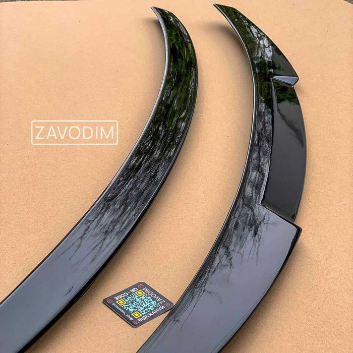 A4 B8 audi спойлер ЧОРНИЙ ГЛЯНЕЦЬ ABS M4 S4 стиль 09-16 ауди а4 б9 б8