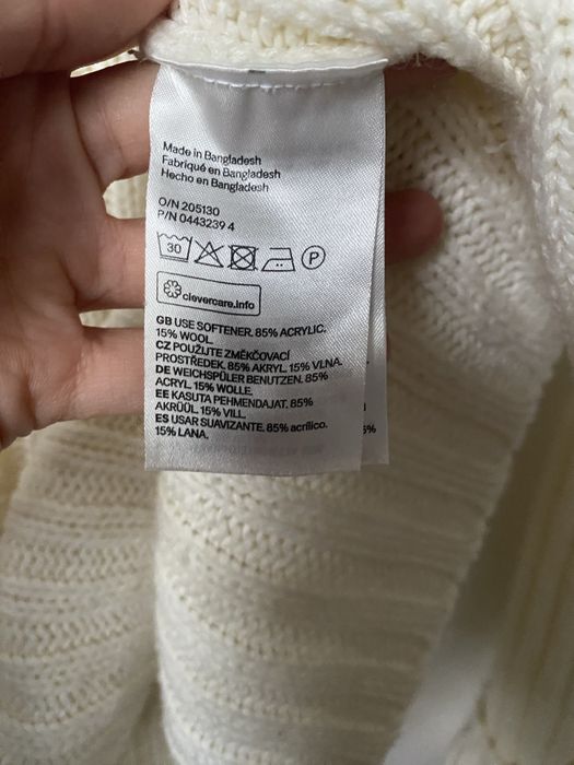 Sweter z golfem i domieszką wełny H&M