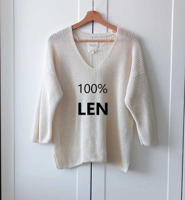 Part Two damski sweter lniany 100% len premium 40/L