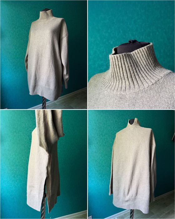 Светр жіночий оверсайз l XL H&M висока горловина