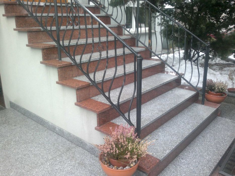 schody granitowe, granit strzegomski,schody na wymiar-producent!
