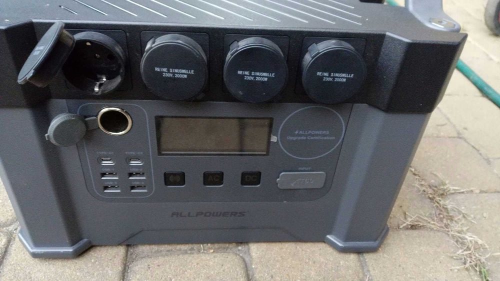 ALLPOWERS S2000 V2.0 1500Wh 2000W stacja zasilania USZKODZONA