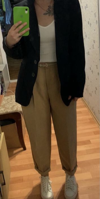 Штани класичні жіночі бежеві