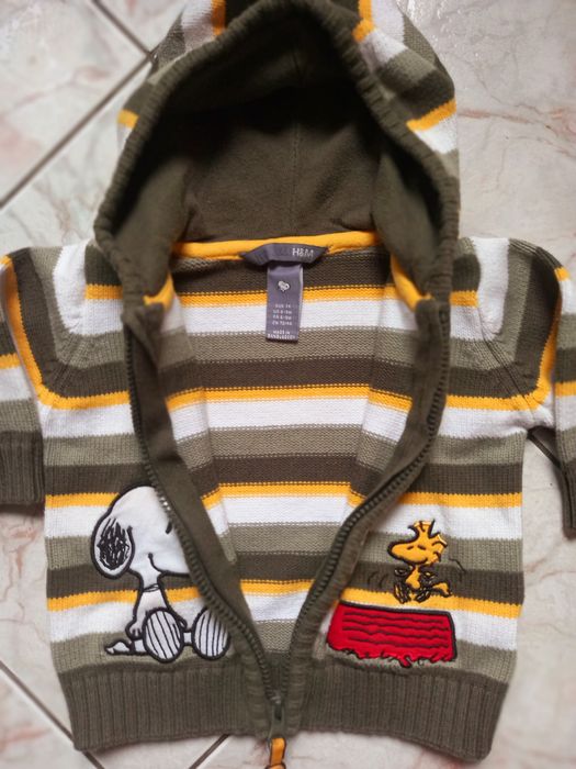 Sweter z kapturem dla chłopca H&M- rozmiar 74
