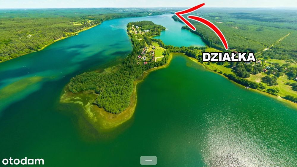 działka nad jeziorem MAUSZ - piękne czyste jezioro w sercu kaszub