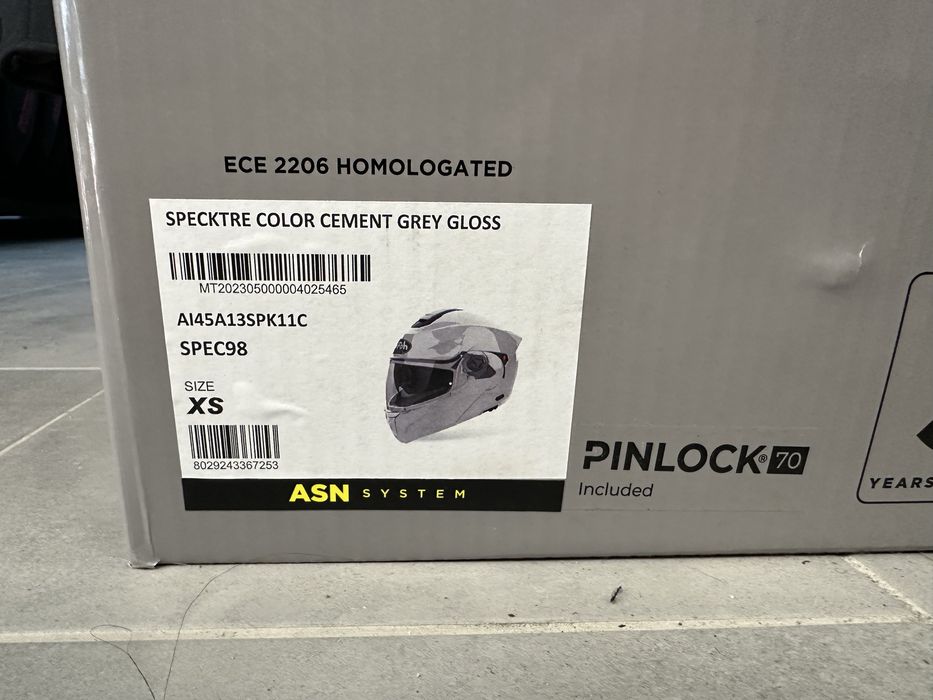 Szczekowy kask motocyklowy AIROH Specktre rozmiar XS, Szary, PROMOCJA!