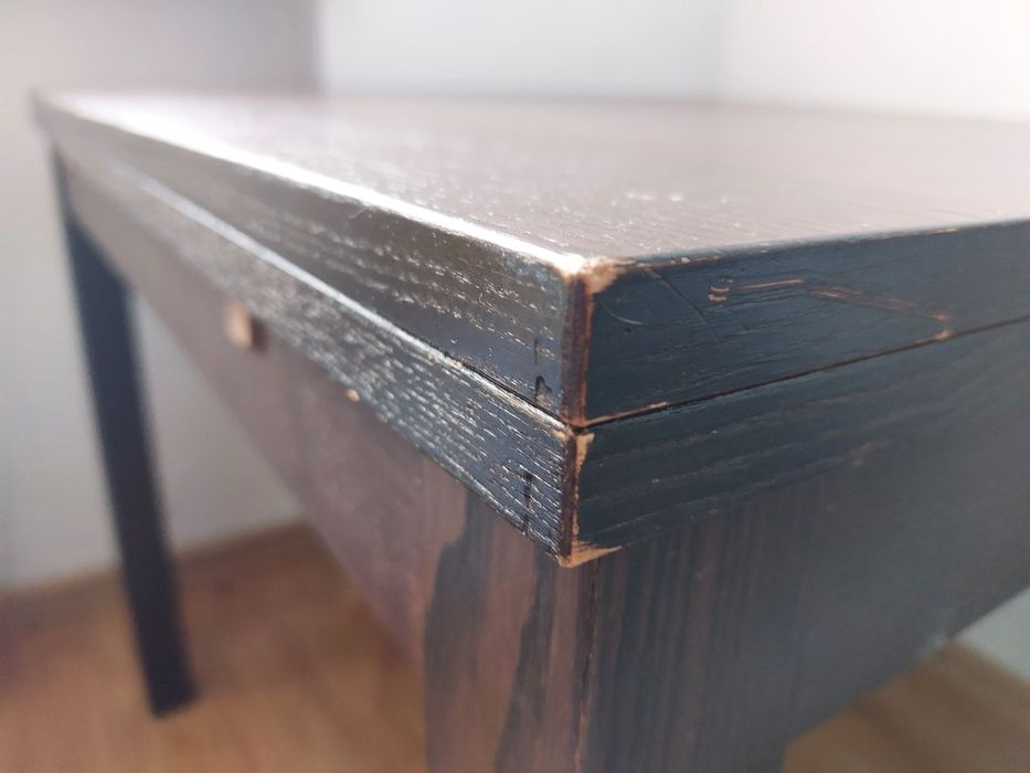 Rozkładany stół wenge Bjursta IKEA