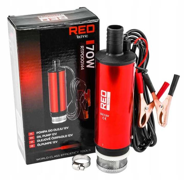 Pompa do oleju spuszczania paliwa wody ropy elektryczna 12v 40l/min