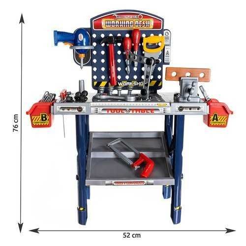 Kącik mechanika Warsztat dla chłopców z zestawem narzędzi