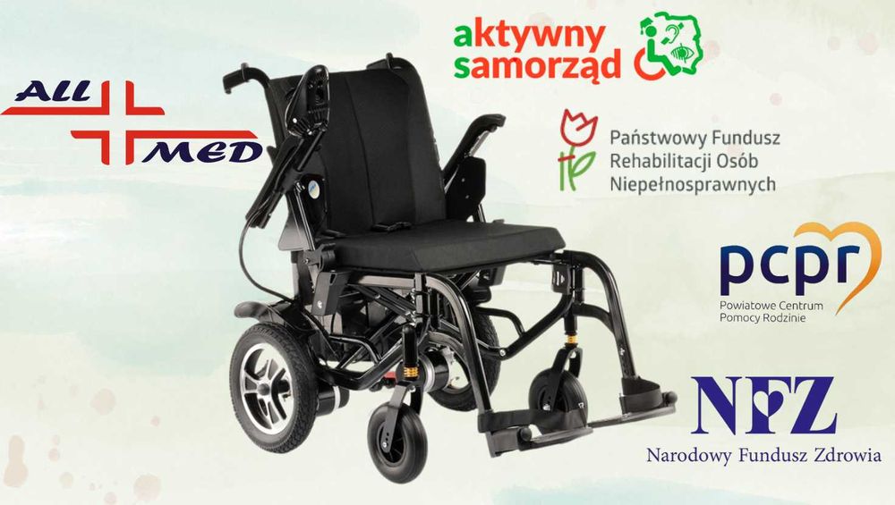 Wózek elektryczny na wniosek refundacyjny. MDH CROSS SMART . NFZ