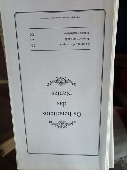 Livro plantas para encadernar