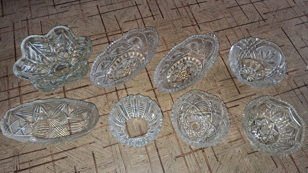 Кришталь в ідеальному стані, сервантне зберігання.Хрустальні салатниці