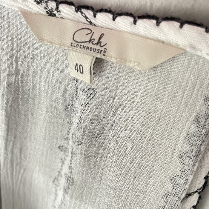 C&A bluzka na ramiączkach chwosty 100% wiskoza M