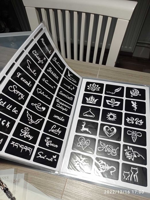 Aerograf, kompresor, farby, igły, wzorniki