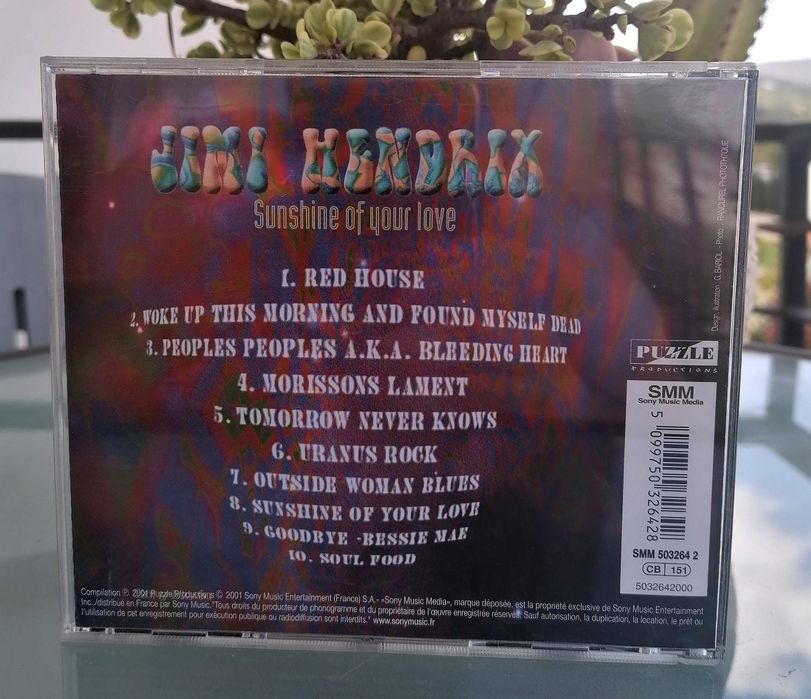 JIMI HENDRIX - Sunshine of Your Love (Cd)