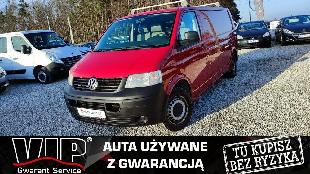 Volkswagen Transporter  T5 1.9 TDI 84km Long Długa Hak Serwis Centralny zamek GWARANCJA