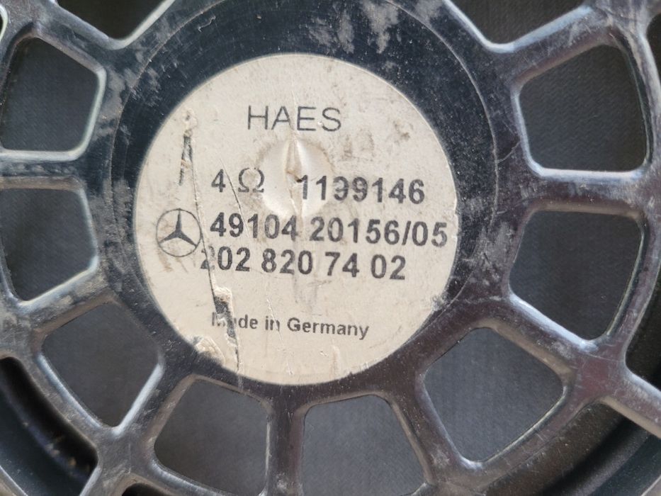 Głośnik Samochodowy Mercedes Benz W202  Drzwi prawe lewe LUBIN
