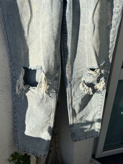 Ogrodniczki H&M-ekstra-34 rozm./długie- dżinsowe- okazja!