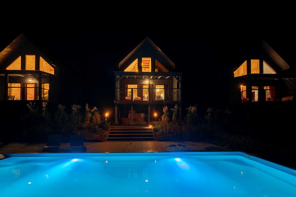 Polana Gawrycha - dom nad jeziorem Staw wakacje plaża  jacuzzi mazury