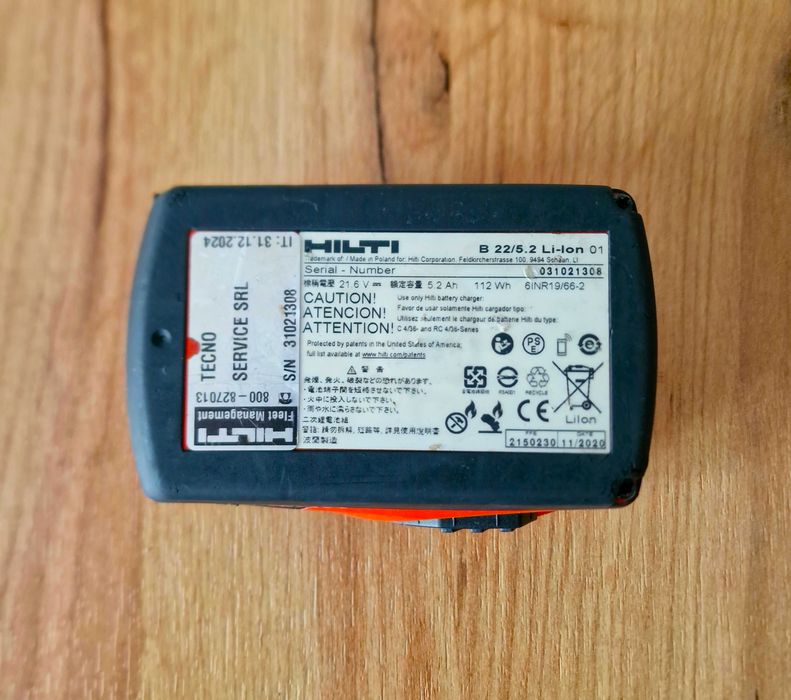 Akumulator HILTI B22 - 5,2Ah CPC