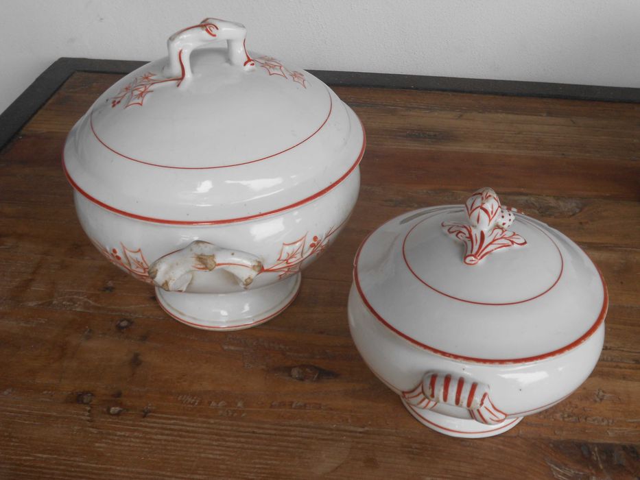 Terrinas antigas Vista Alegre sec. XIX