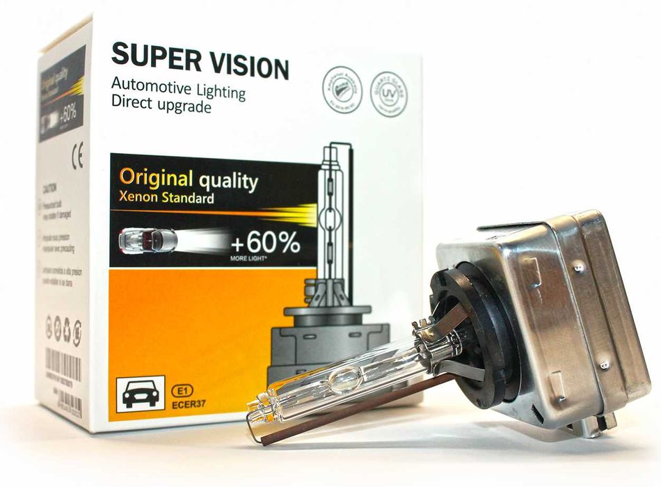 Лампа ксенонова D1S 35W Super Vision лампи бі ксенон штатні HID