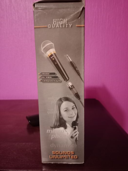 Новый микрофон дёшево.