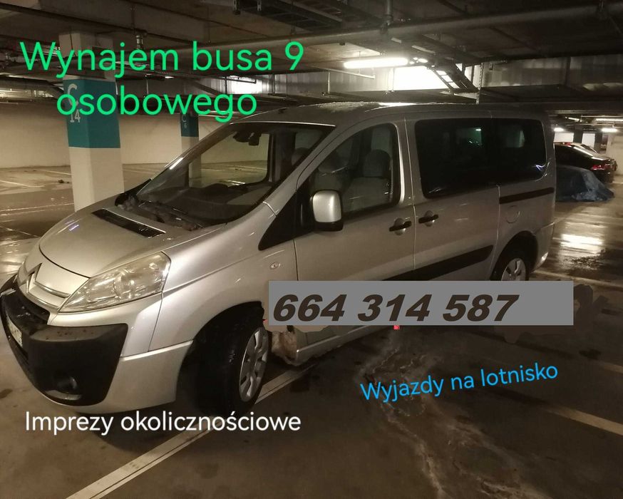 busy dostawcze i 9 osobowe  przeprowadzki przewóz osób