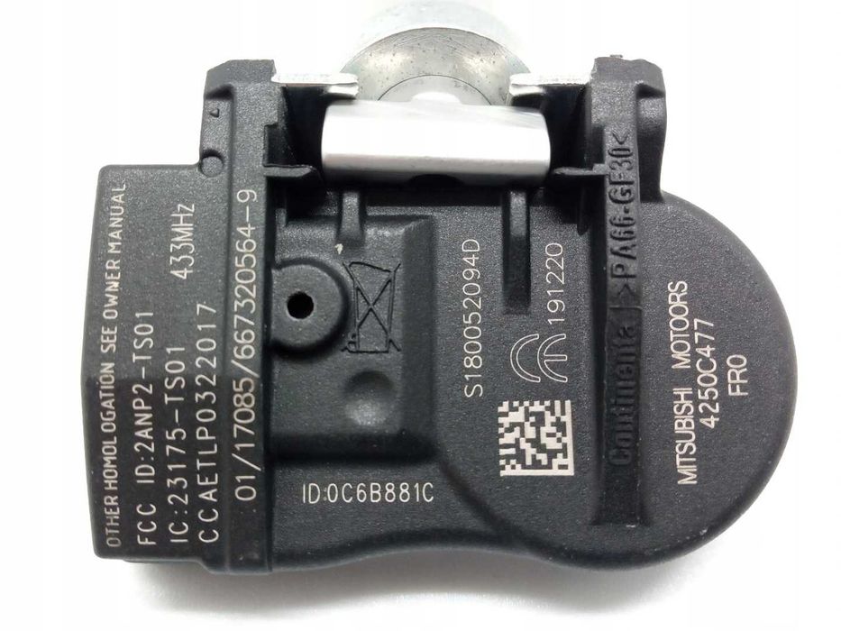 4x czujniki ciśnienia TPMS MITSUBISHI OUTLANDER 4250C477