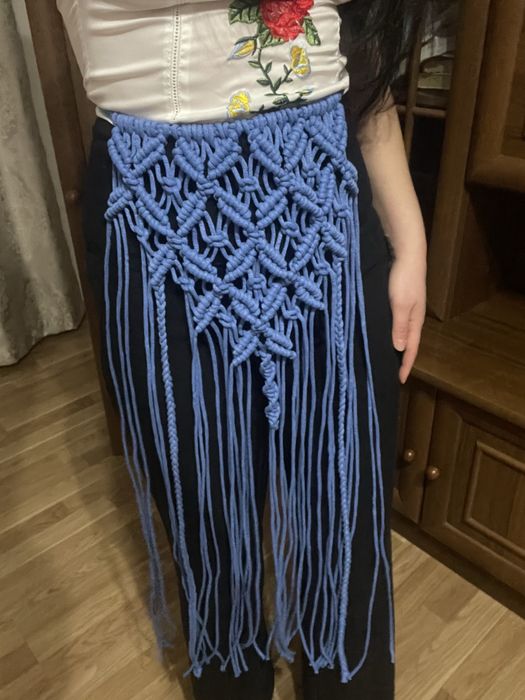 Припинда, етно пояс макраме