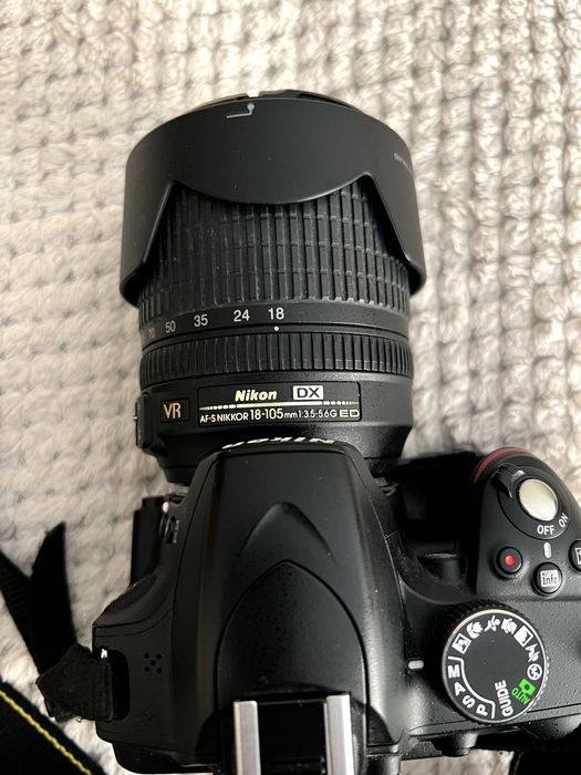 Nikon 3200D lente Nikkor 18-105mm