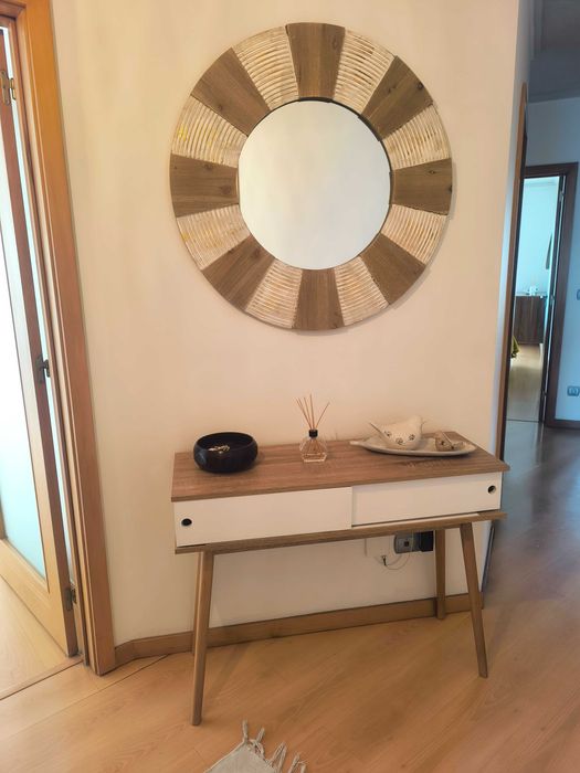 Móvel Consola de Entrada - Design Nórdico + espelho