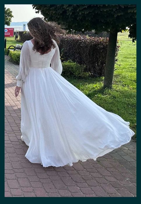 Suknia Ślubna na ok. 180 cm, L/XL/40/42