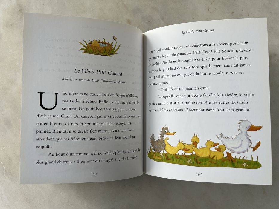 Livro de contos, fábulas e lendas em frânces