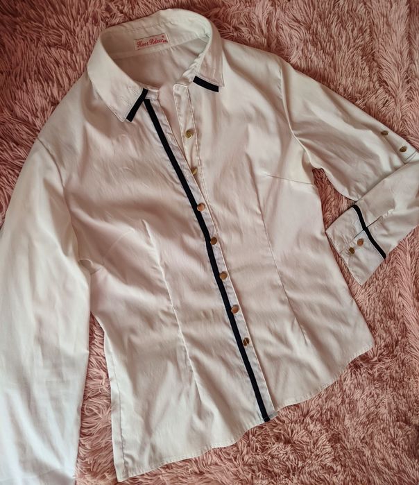 Блуза жіноча / блузка біла 46-48 розміру ХЛ ХХЛ