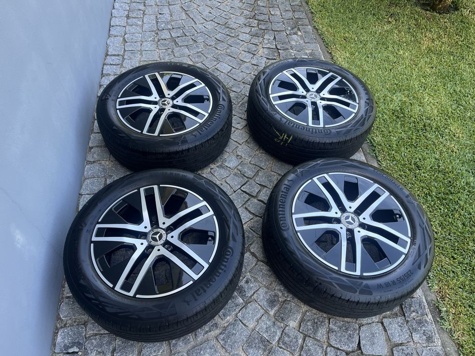 4 Jantes 18 Mercedes 5x112 Originais - Com 4 Pneus 235/55R18