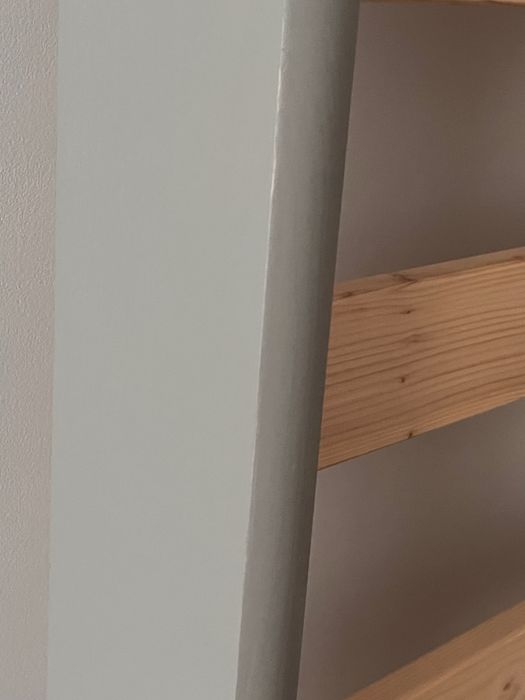 Łóżko dziecięce szare