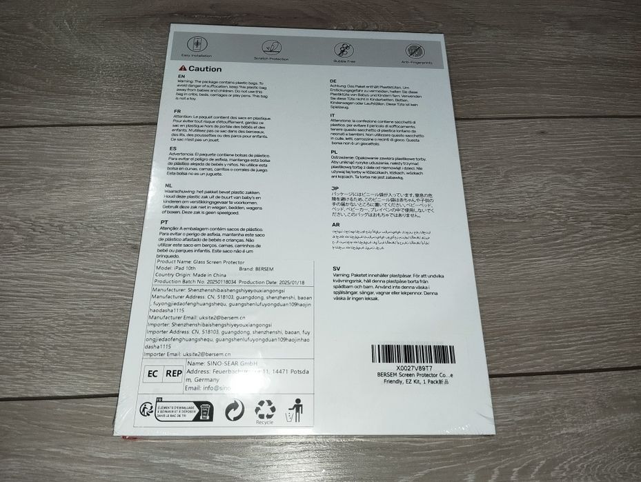 Szkło hartowane na iPad 10
