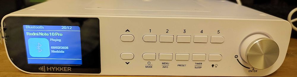 Radio kuchenne podszafkowe Hykker YT81112 Dab+ bluetooth