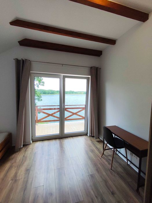 Dom na Mazurach przy jeziorze z Basenem Dłużec,Mikołajki, Mrągowo