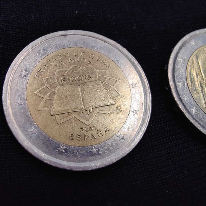 Lote de 10 Moedas de 2 Euros Comemorativas de Espanha