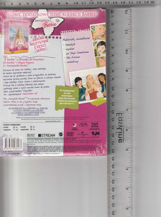 Kolekcja Barbie 11 Pamiętniki Barbie  DVD