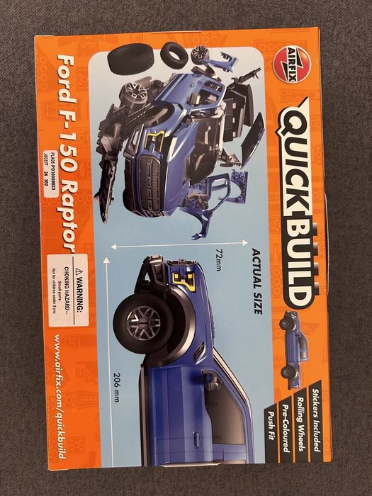 Samochód do składania Airfix Ford F-150 Quick Build